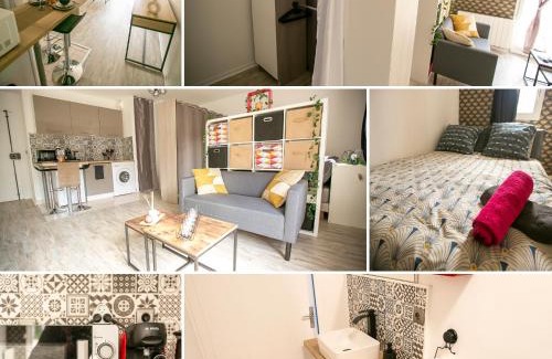 Les Mureaux Apartment | La Téranga - WIFI - Coeur de ville - Gare