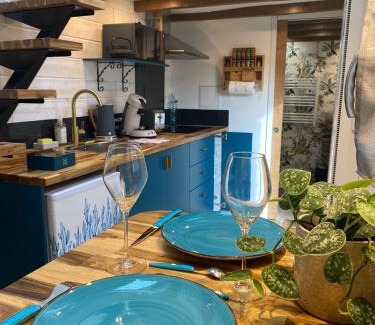 Saint-Aignan House | La Tiny Blue - maison insolite pour 2 - sans Tv