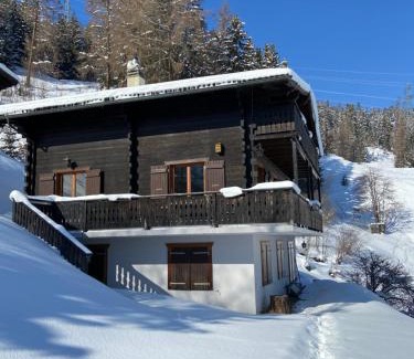 La Tzoumaz Ski Chalet | LA TZOUMAZ - VERBIER 4 Vallées - Grand Chalet 5 chambres, Ski IN/OUT, Sauna