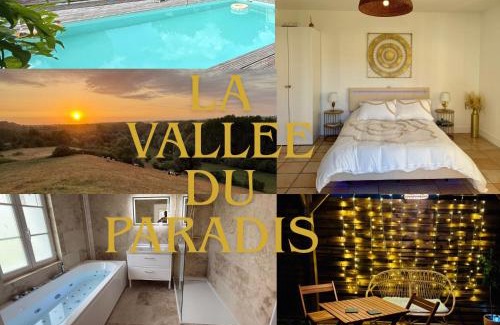 Alette Apartment | la vallée du paradis studio avec balnéothérapie en campagne