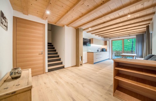 San Martino in Passiria Apartment | LAGAR holiday flat Stamer Hans' with private garden terrace and mountain view