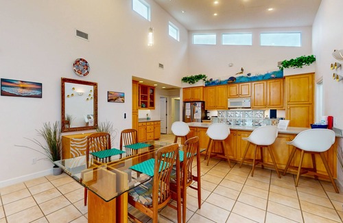 Silver Sands House | Lagoon-front home with dock & soaking bathtub