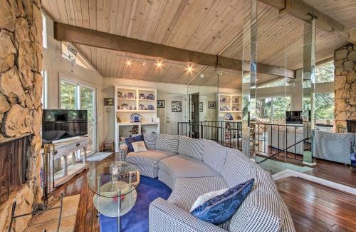 Arrowhead Villas House | Lake Arrowhead Cabin with Deck and Scenic Forest Views