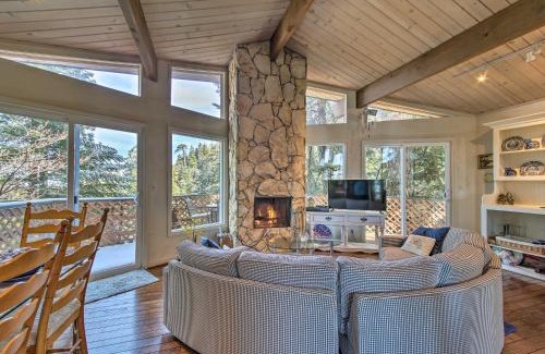 Arrowhead Villas House | Lake Arrowhead Cabin with Deck and Scenic Forest Views