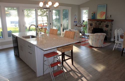 Boyne City House | Lake Charlevoix Beautiful Sunsets Waterfront Home 3 BR's 3.5 Baths