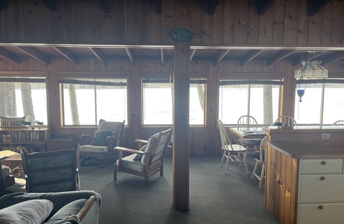 Center Lovell Cabin | Lake Front Camp with Mountain a view