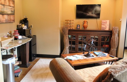 McKenna Bed & Breakfast | Lake Front Castle Style Custom Home Partial Lake View Balcony Suite