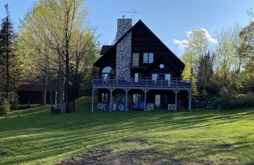 Presque Isle House | Lake Front Home! A/C, Private Pier, On Snowmobile Trail w/Trailer Parking