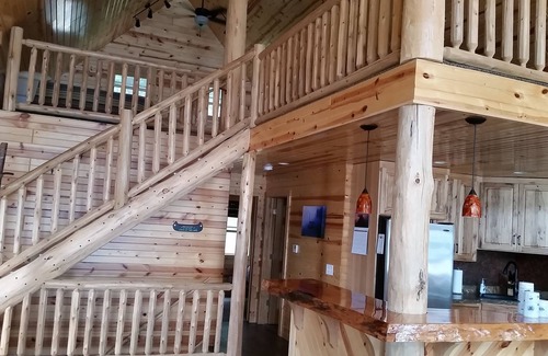 Arbor Vitae Cabin | Lake Front Log Cabin With Beautiful Views