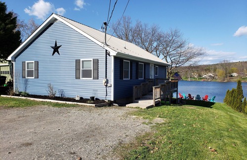 Ticonderoga House | Lake George Water Front With Boat Dock