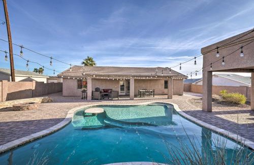 Lake Havasu City House | Lake Havasu Home with Private Pool, Patio and Grill!