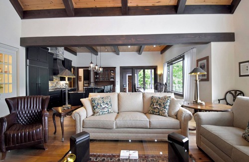Blowing Rock House | Lake House 101 | Fireplace, Restaurant, Pool, Spa