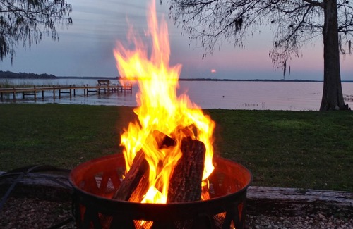 Fort McCoy House | Lake Kerr Lakefront Retreat, private waterfront and dock, spacious home.