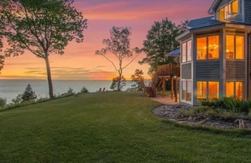 Bear Lake House | Lake Michigan Sunset Views! Water views every room! Arcadia Bluffs
