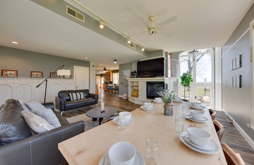 Racine House | Lake Michigan Vacation Rental w/Private Beach!