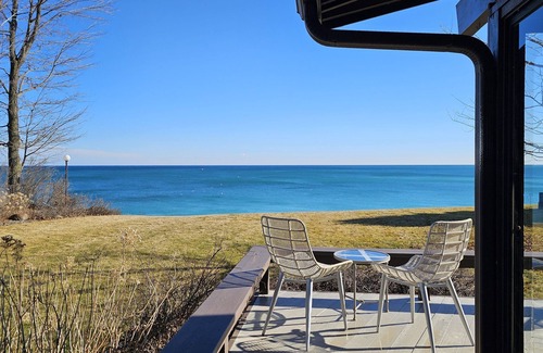 Racine Villa | Lake Michigan Waterfront Designer Villa