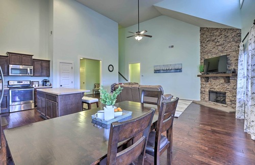 Clanton House | Lake Mitchell Vacation Home w/Dock & Water Slide