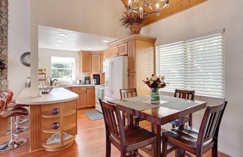 Crestline House | Lake & Mountain-View Home: Walk to Downtown!