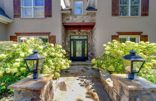 Cornelius House | Lake Norman Luxury Lakefront Home with Private Dock, Hottub and Pool