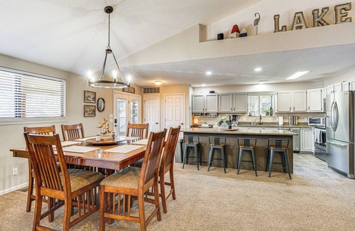 Gravois Mills House | Lake of the Ozarks Home w/Dock & Water Slide