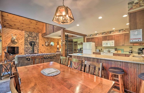 Lake Placid Cottage | Lake Placid Chalet: Deck & Forest Views!