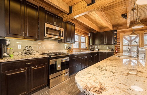 North Glade Hills House | Lake Time | Incredible Interior, Cozy Family Room, Dock, & Fire Pit!