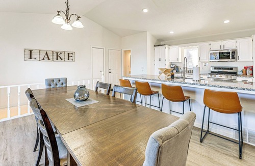 Whitehall House | Lake View & Deck: Group Getaway in Whitehall!