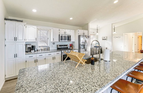 Whitehall House | Lake View & Deck: Group Getaway in Whitehall!