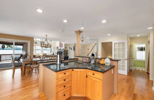 Moultonborough House | Lake Winnipesaukee Home with Dock and Sunset Views