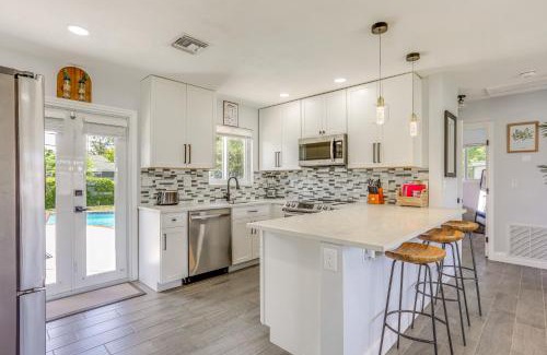 Seminole Manor House | Lake Worth Retreat with Fire Pit 5 Mi to Beaches!
