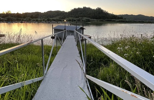 Lakeside Cabin | Lakefront Cabin 2 - Road, Boathouse, Firepit, Views
