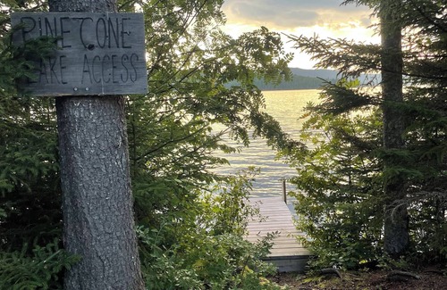 Pittsburg Cabin | Lakefront Cabin on Back Lake w trail access, and private dock.
