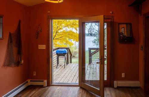 Phillips House | Lakefront cabin on Musser Lake! Beautiful spot to relax! Dogs welcome!