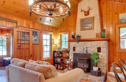 Minocqua House | Lakefront Cabin with Private Dock and Fire Pit!
