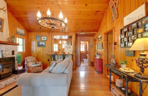 Minocqua House | Lakefront Cabin with Private Dock and Fire Pit!