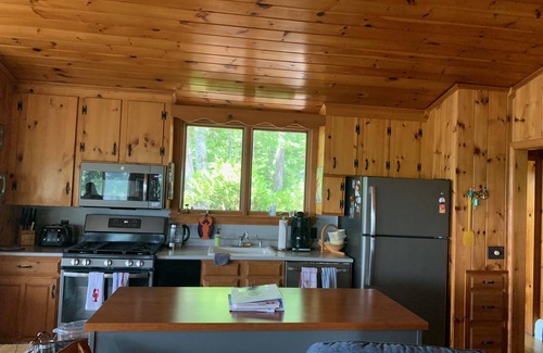 Bridgton Cottage | Lakefront cabin with spectacular sunsets included