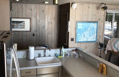 Lake Township House | Lakefront Cottage with 100' Sandy Beach on Crystal Lake