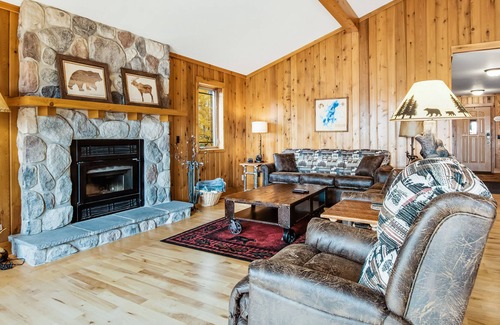 Presque Isle House | Lakefront, dog-friendly retreat w/ kayaks, canoe, basketball, & beach area