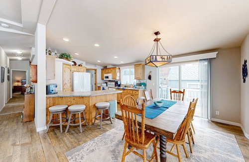 Spirit Lake House | Lakefront, dog-friendly home with dock, great porch & gorgeous views