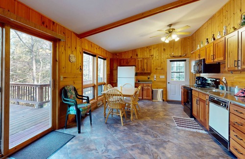 Three Lakes House | Lakefront, dog-friendly home w/private dock ,fire pit & a beautiful lakeview!