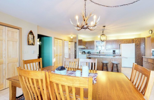Phelps House | Lakefront, dog-friendly home with beach access, kayaks and firepit
