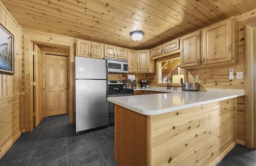 Houghton Lake Ski Chalet | Lakefront - Fall Colors Family Getaway with Dock!