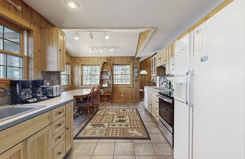 Manitowish Waters Cabin | Lakefront Family Getaway w/Private Dock, Sauna & Bunk House - 1 Dog OK