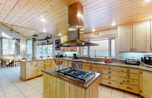 Joseph House | Lakefront family home with private dock, great lake view & deck