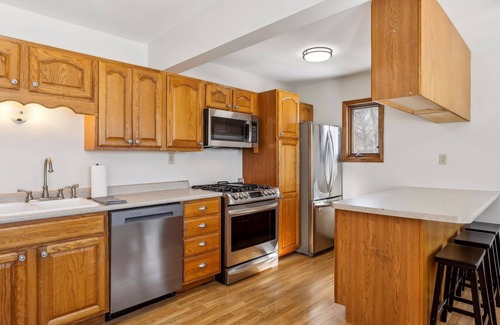 Ramsey County House | Lakefront Getaway: Sauna, Hot Tub, Firepit & More! 3 Bedroom Home by RedAwning