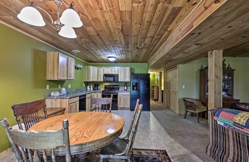 Hazelhurst Cabin | Lakefront Hazelhurst Cabin: Dock & Pool Table