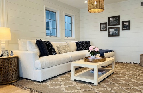 Grand Beach House | Lakefront home, huge bunk room, near park, swimspa