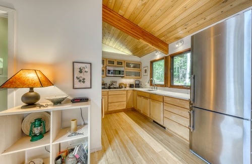 Edgecomb Cottage | Lakefront Home w/Beautiful Water Views Dock and Canoes Available - Dogs OK