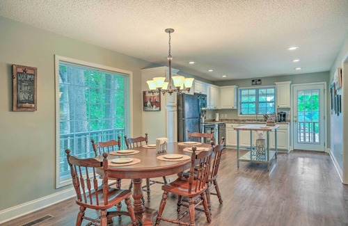 Eatonton House | Lakefront Home w/Entertainment Space & Dock!