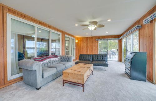 Oscoda House | Lakefront Home with Deck and Dock in Oscoda Twp!